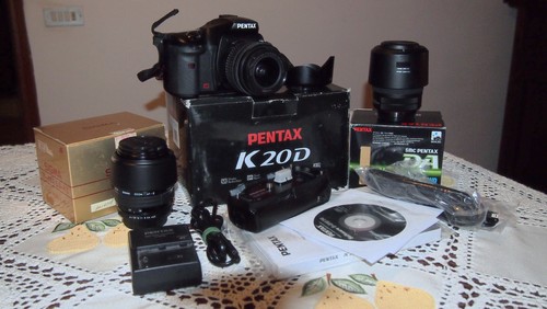 Pentax k20d corredo ottiche - pentax,